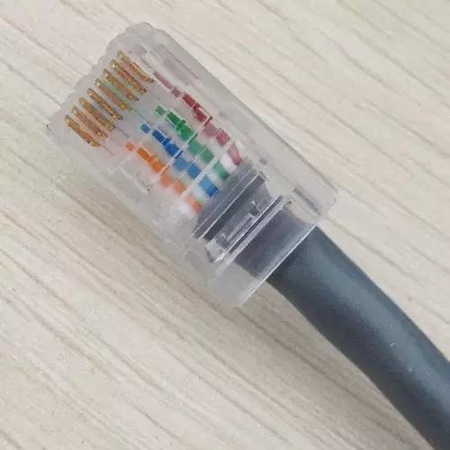 网线8芯接入水晶头 不按线序可以吗？